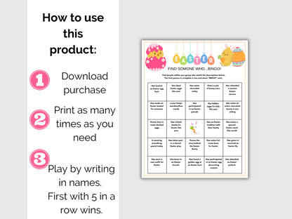 Easter Find Someone Who