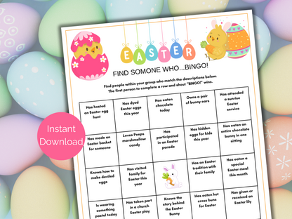 Easter Find Someone Who Game