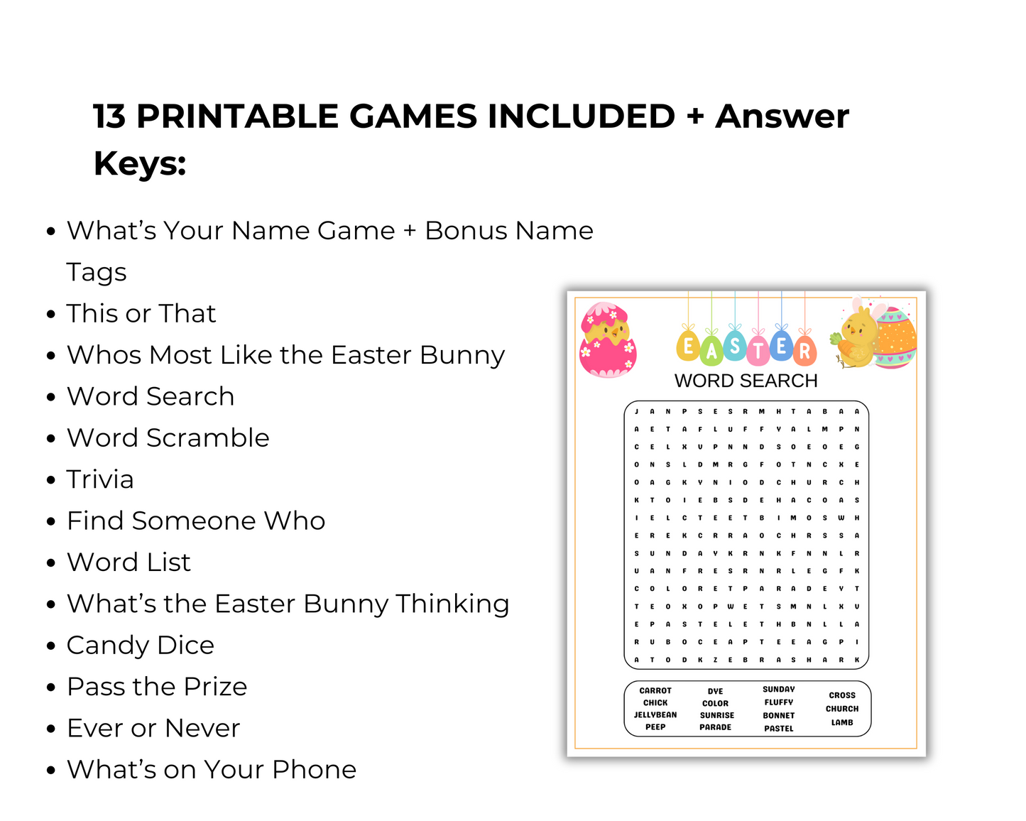 Easter Games for Teens