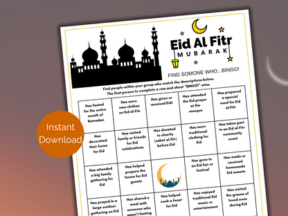 Eid al-Fitr Find Someone Who