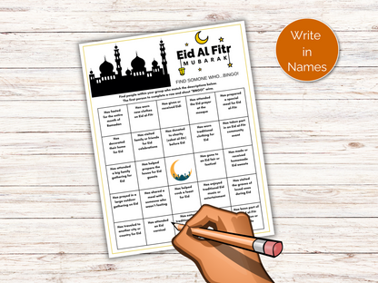 Eid al-Fitr Find Someone Who