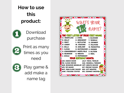 What's Your Elf Name