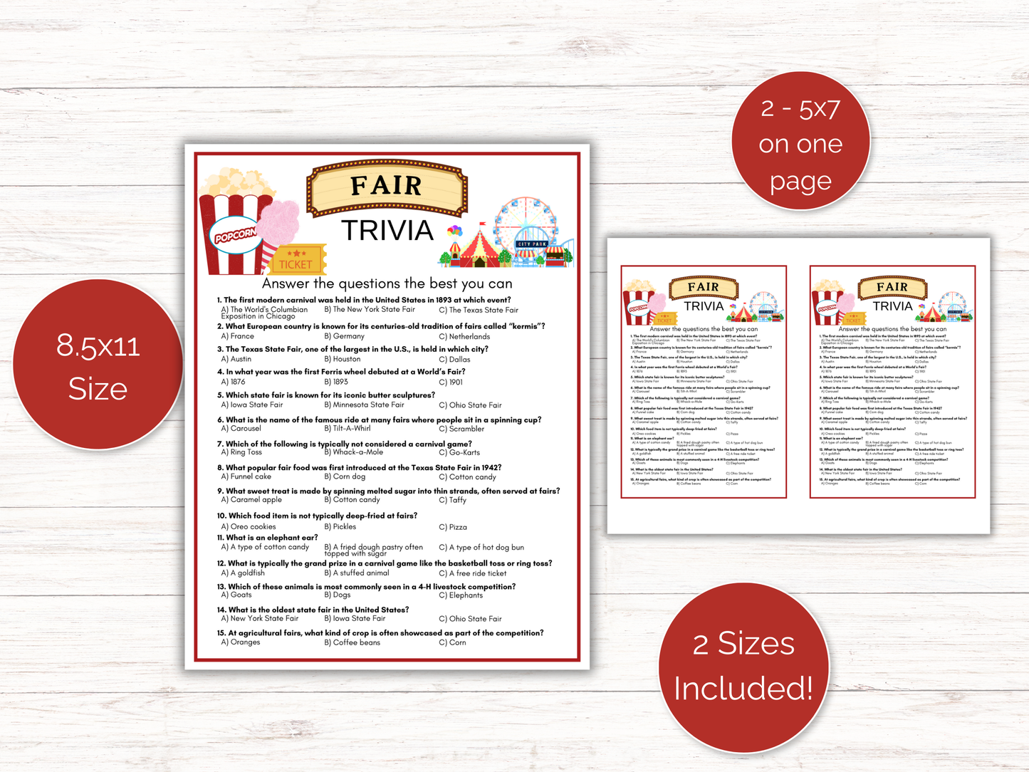 Fair Trivia Game