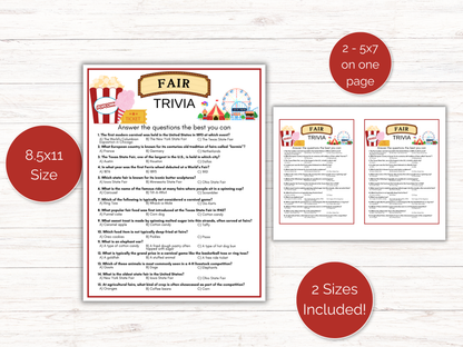 Fair Trivia Game