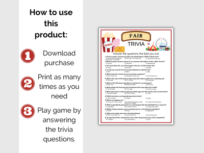 Fair Trivia Game