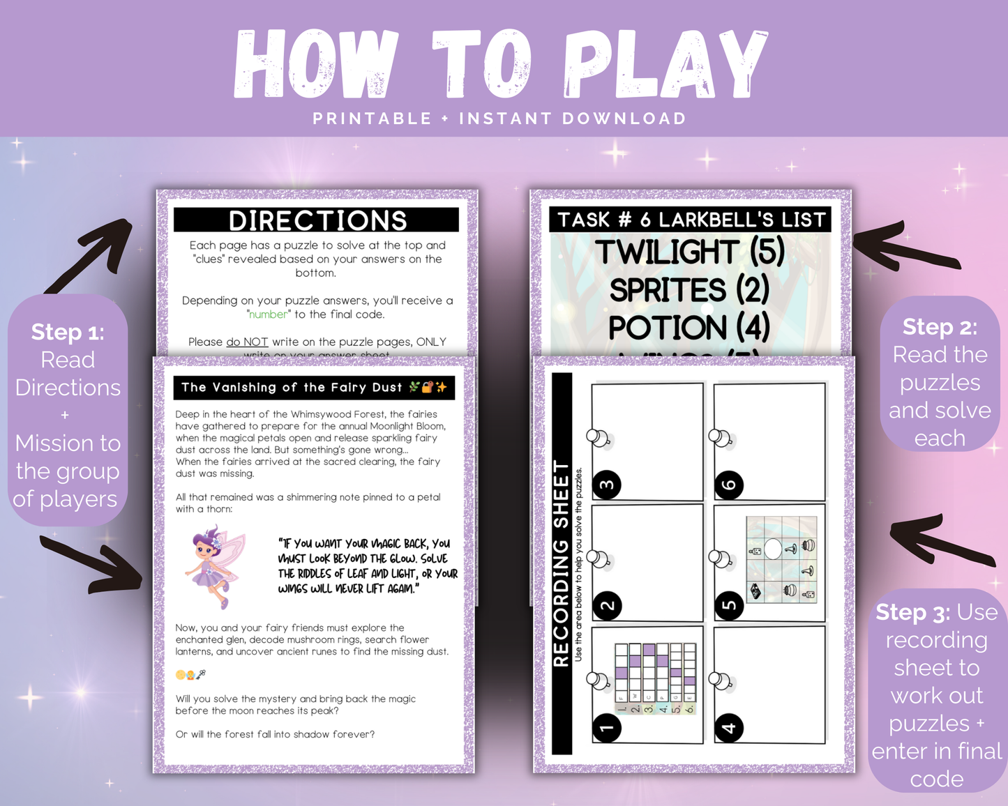 Fairy Escape Room for Kids