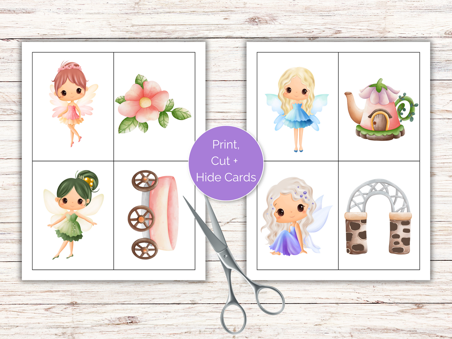 Fairy Scavenger Hunt for kids