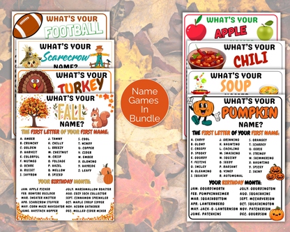 Fall Games Bundle