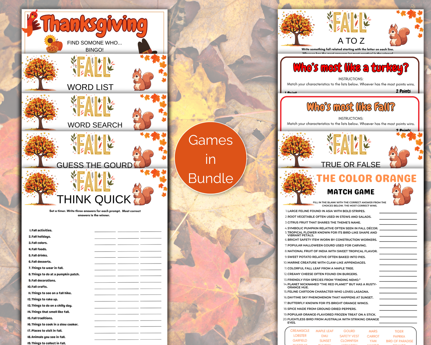 Fall Games Bundle