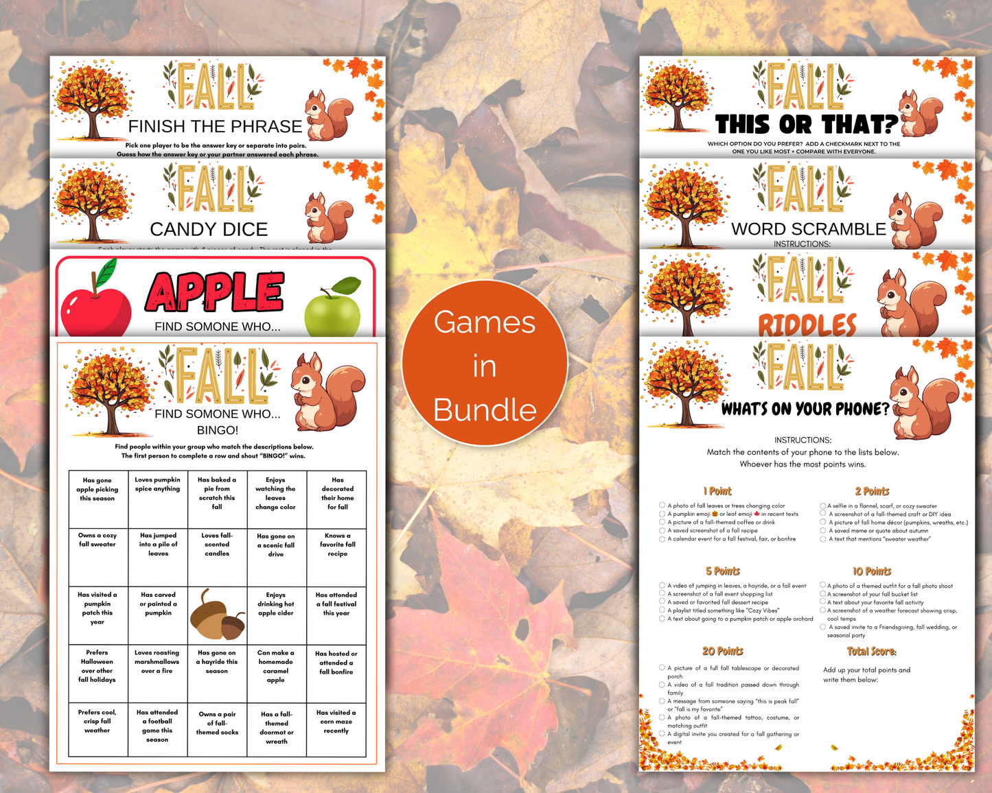 Fall Games Bundle