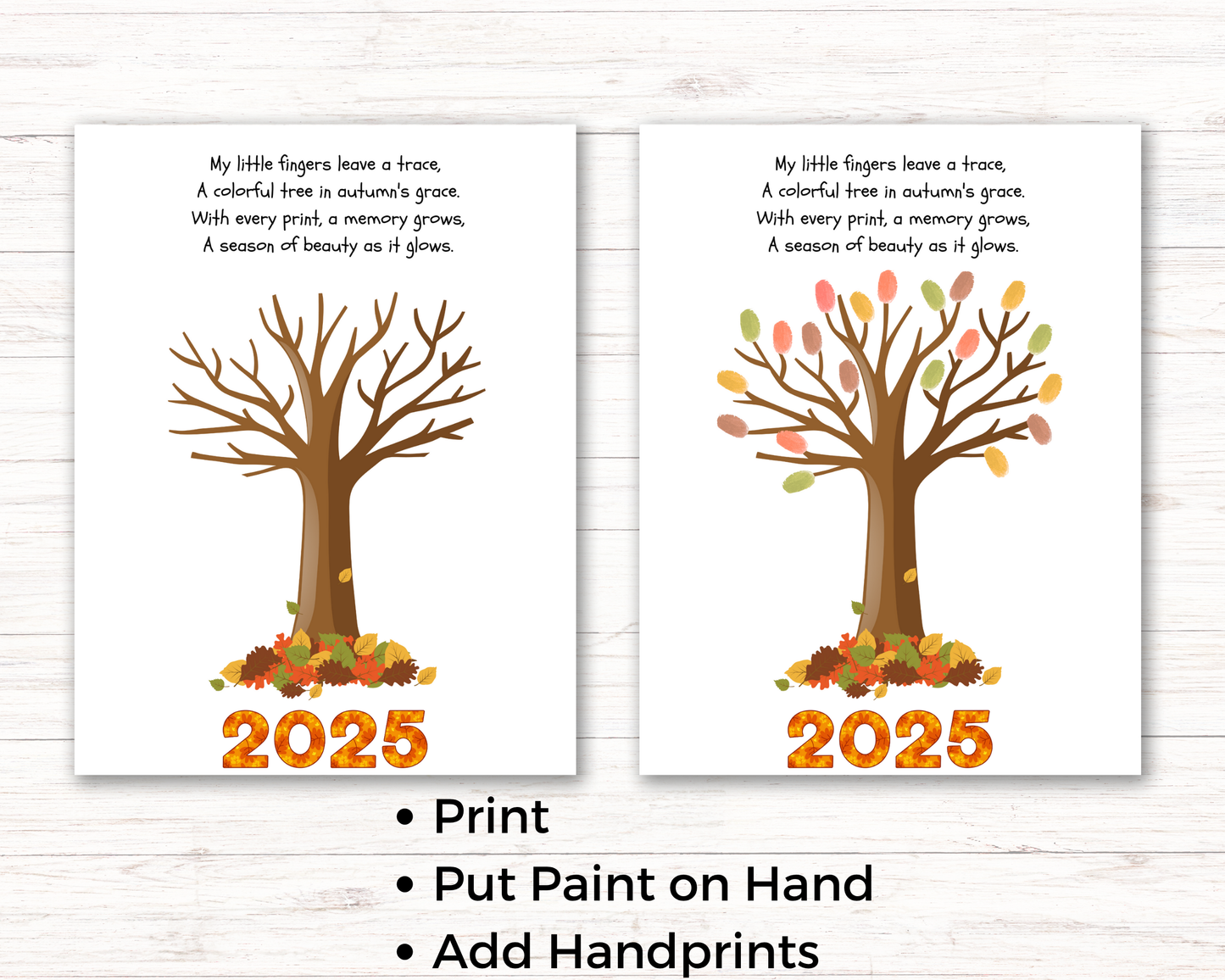 Fall Handprint Art Bundle