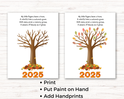 Fall Handprint Art Bundle