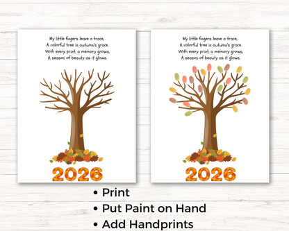 Fall Handprint Art Bundle