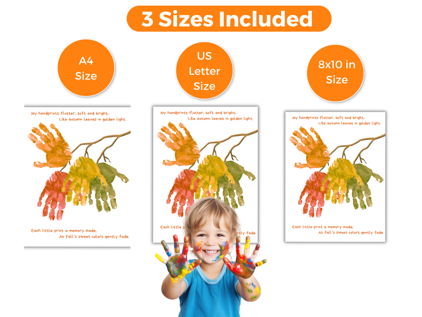 Fall Handprint Art Bundle