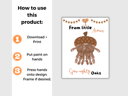Fall Handprint Art Bundle