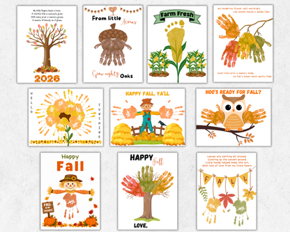 Fall Handprint Art Bundle