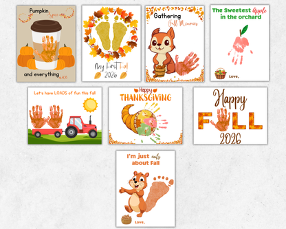 Fall Handprint Art Bundle