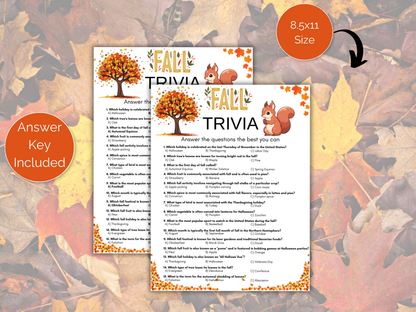 Fall Trivia Game