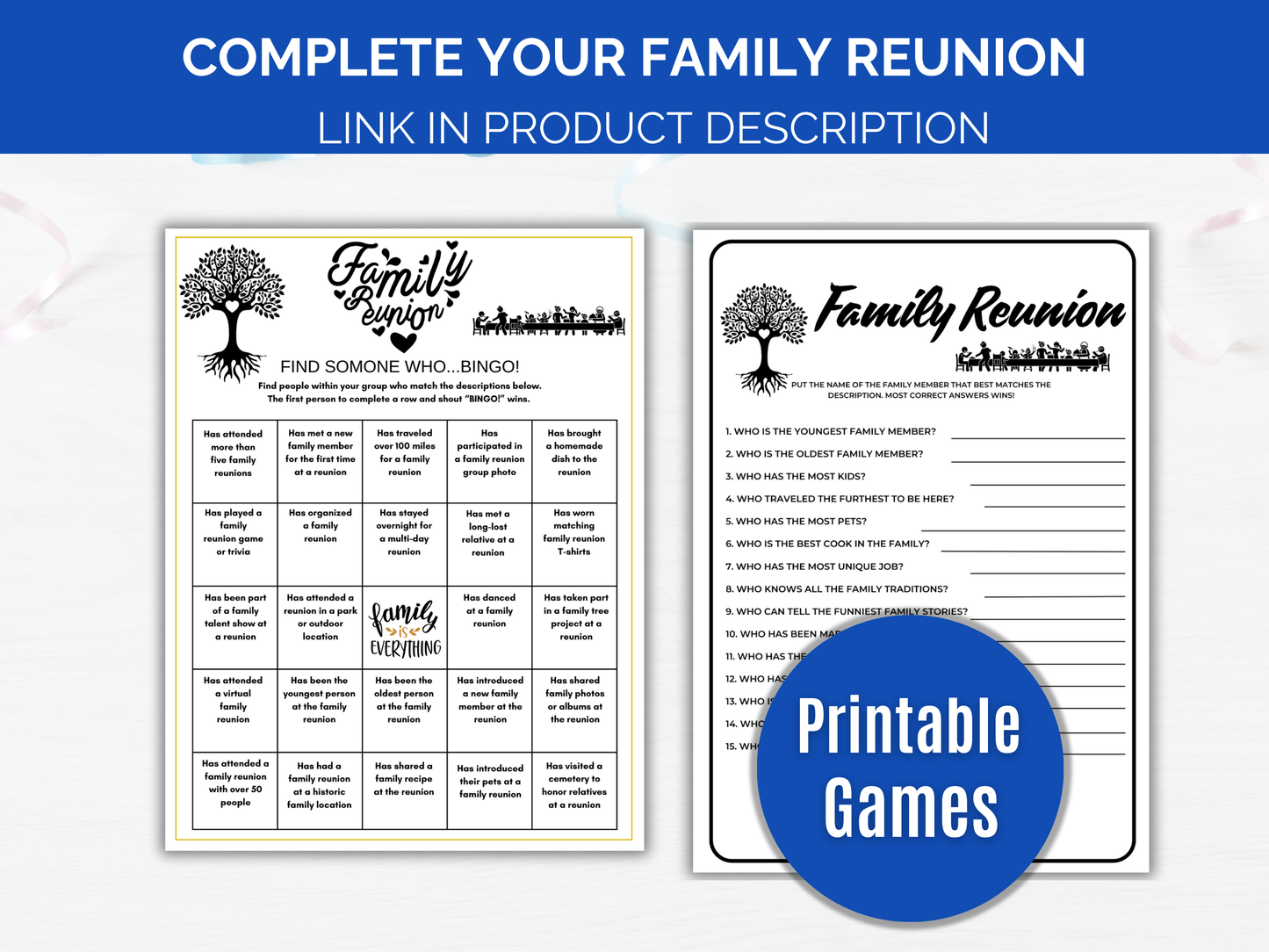 Family Reunion Pass The Prize