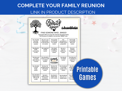 Family Reunion Trivia Game