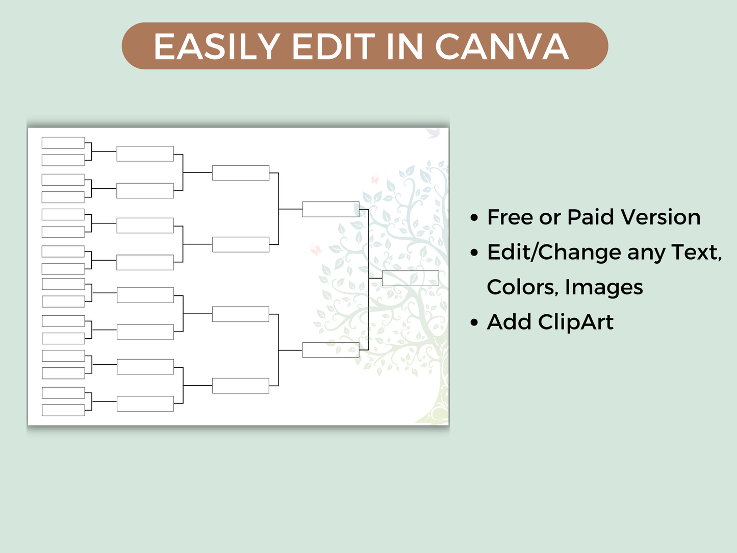 Editable Family Tree Chart