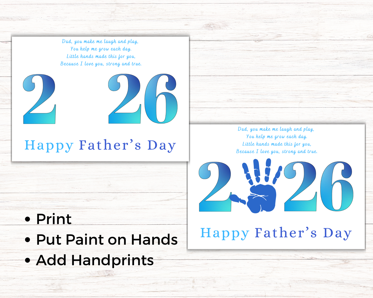 2026 Fathers Day Handprint Art