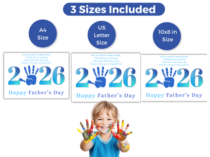 2026 Fathers Day Handprint Art
