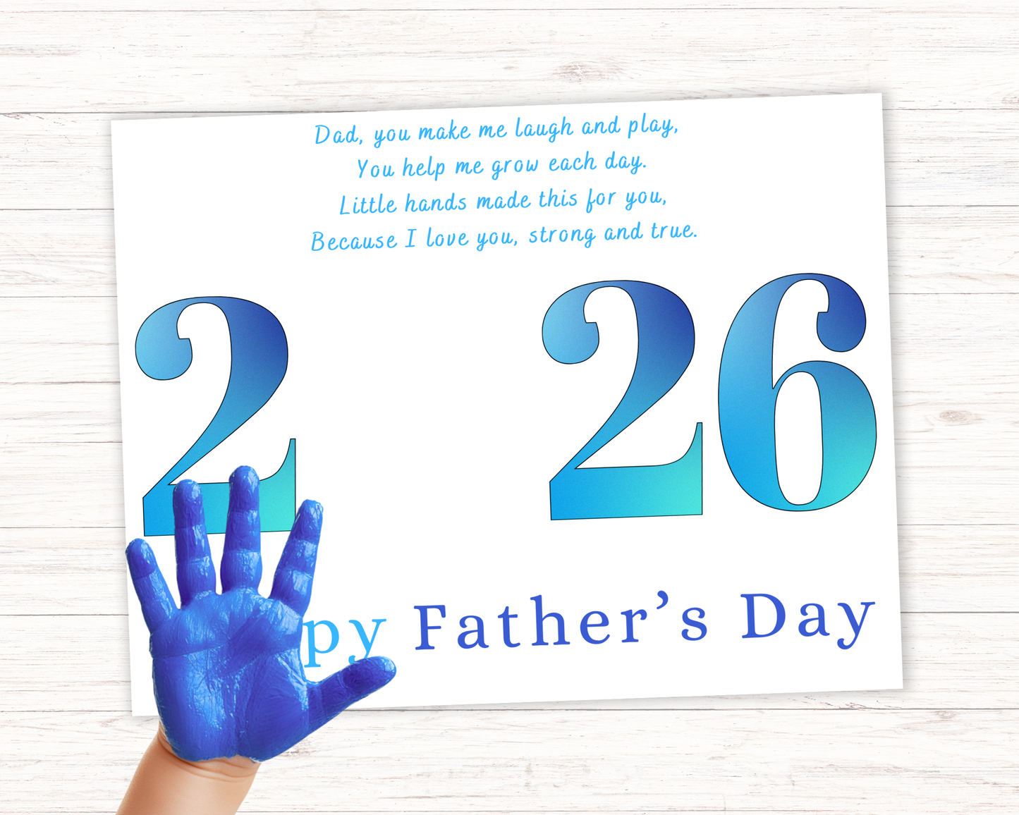 2026 Fathers Day Handprint Art
