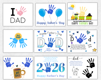 Fathers Day Handprint Art Bundle