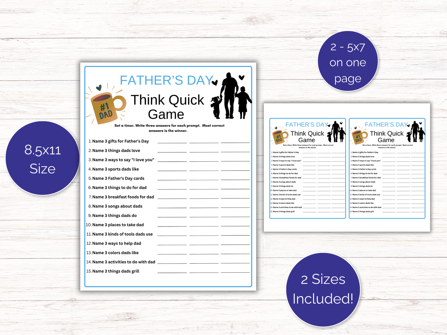 Fathers Day Think Quick