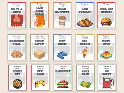 Fathers Day Gift Card Book Editable or Printable