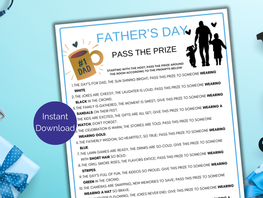 Fathers Day Pass The Prize