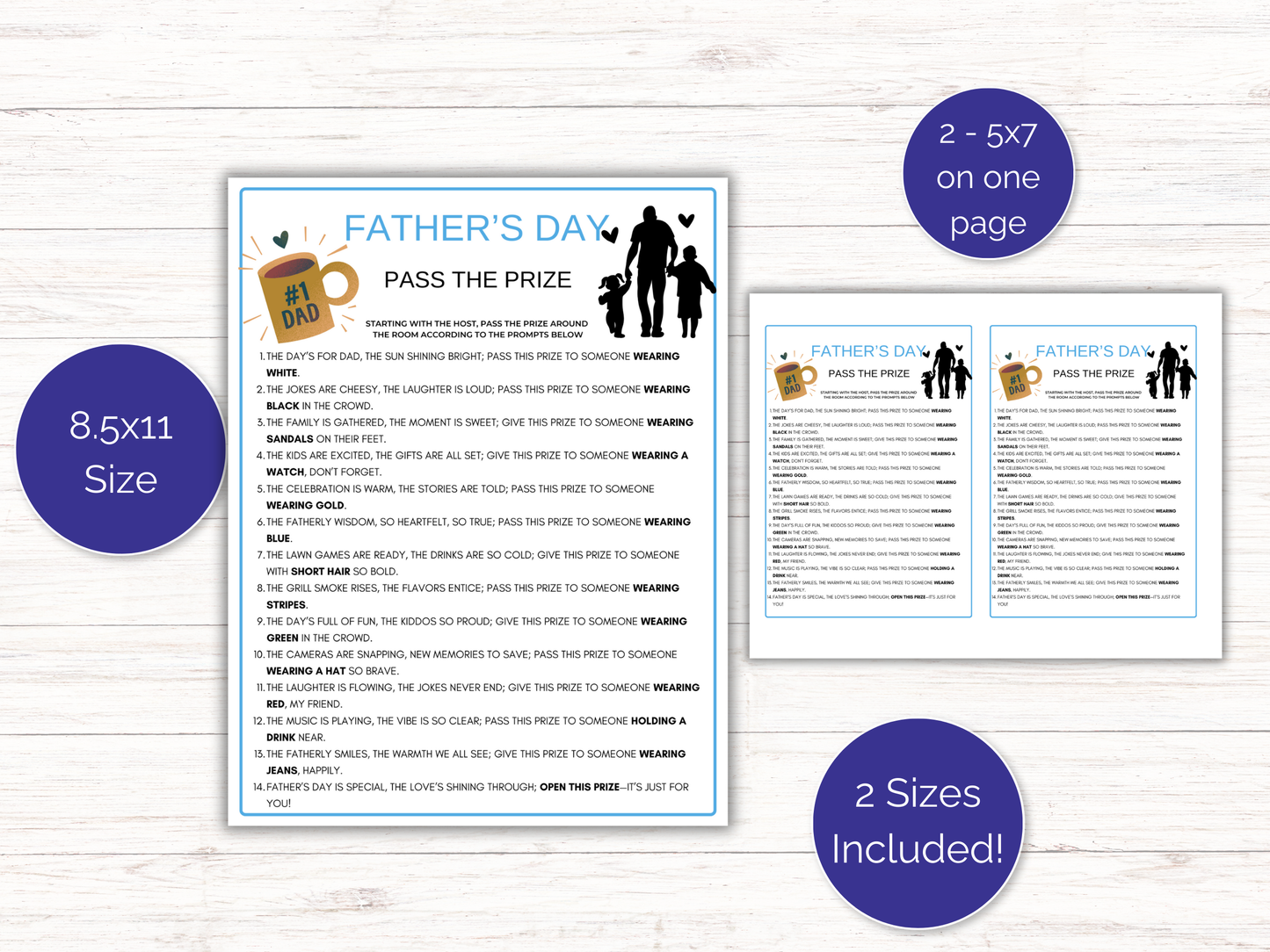 Fathers Day Pass The Prize