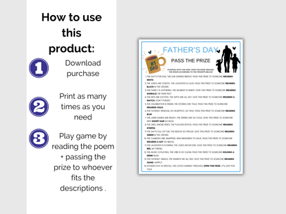 Fathers Day Pass The Prize