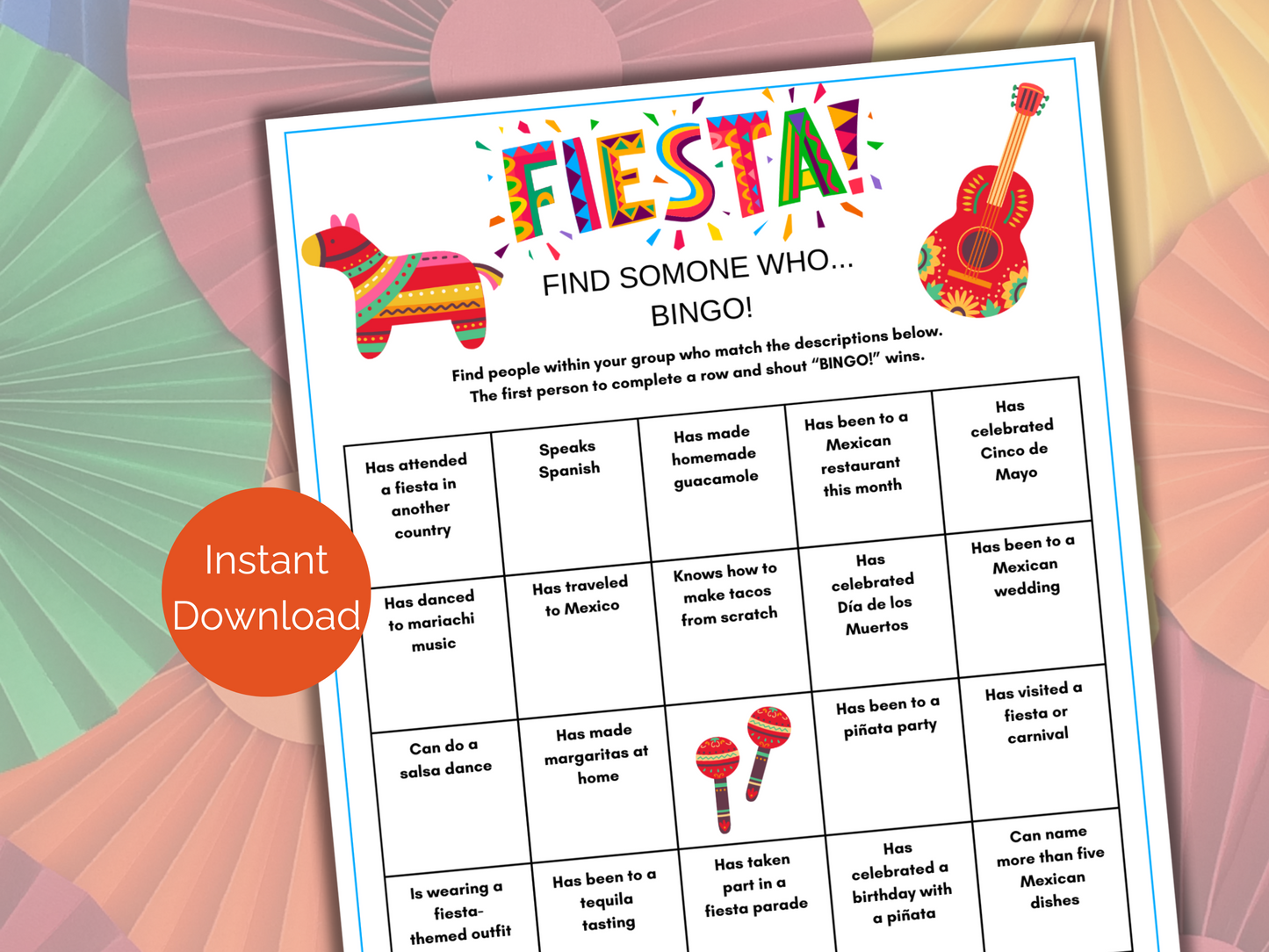 Fiesta Find Someone Who