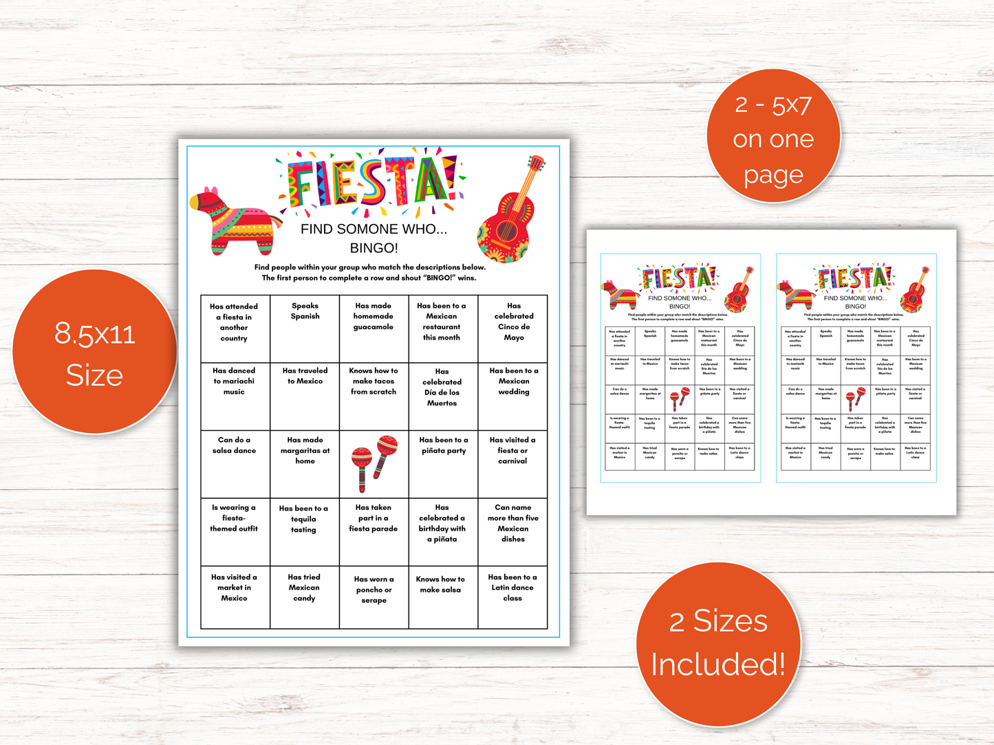 Fiesta Find Someone Who