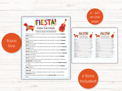 Fiesta Pass The Prize