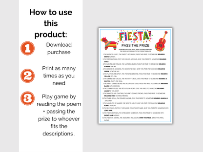Fiesta Pass The Prize