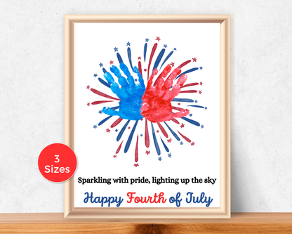 Firework Handprint Craft
