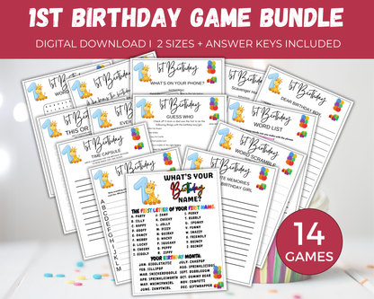 First Birthday Game Bundle