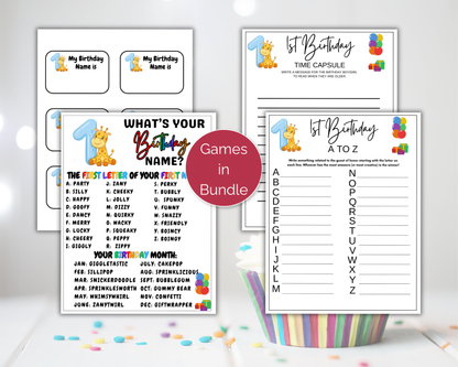 First Birthday Game Bundle