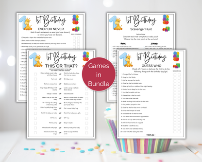 First Birthday Game Bundle