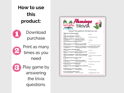 Flamingo Trivia Game