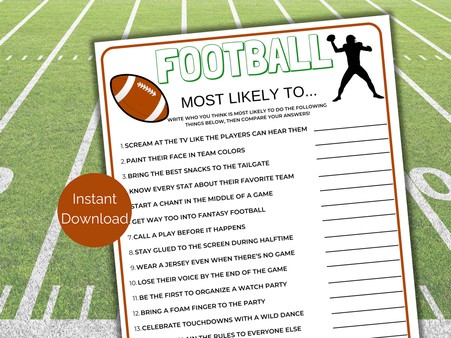 Football Most Likely To