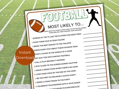 Football Most Likely To