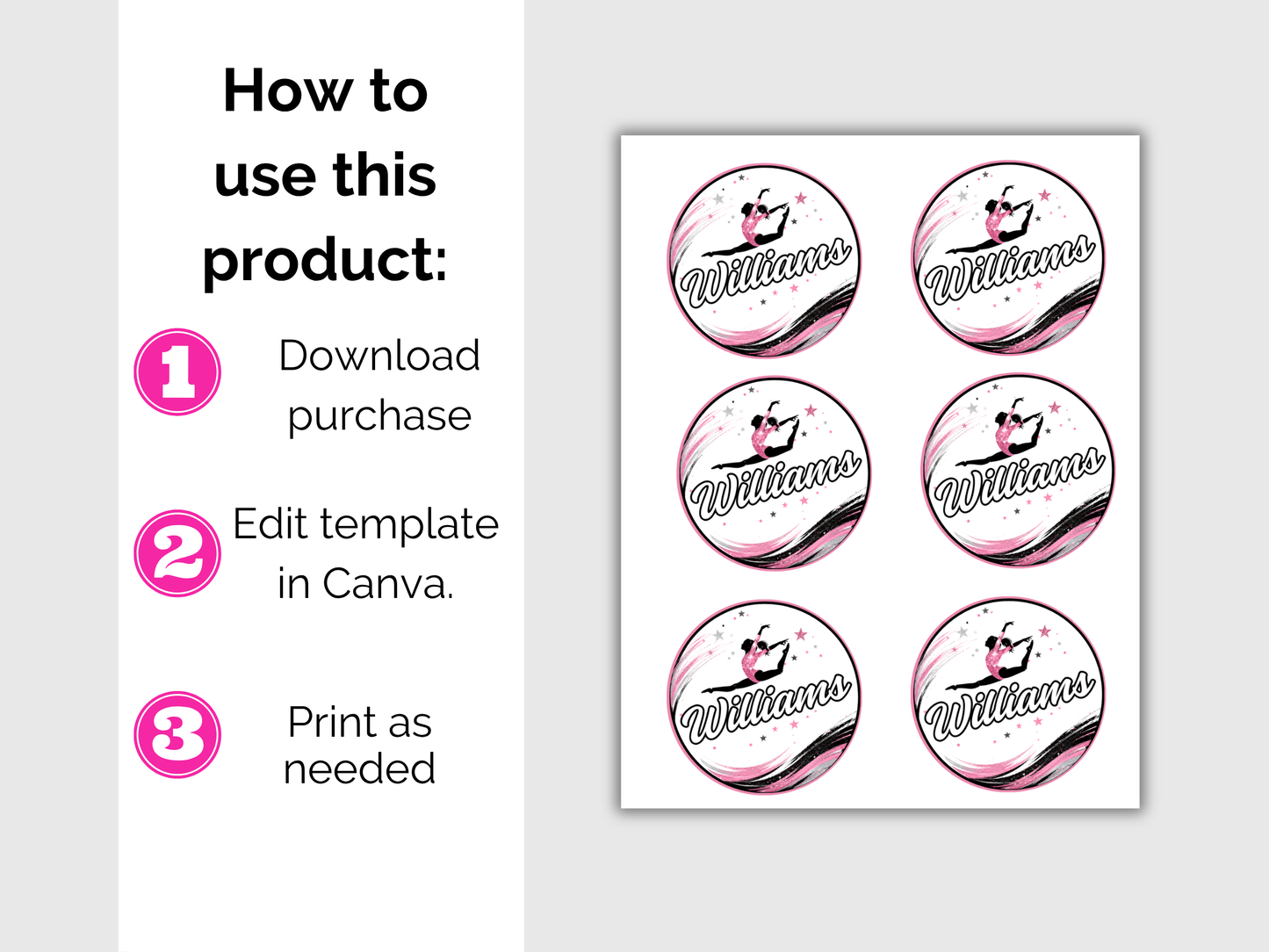 Editable Football Name Tags Template