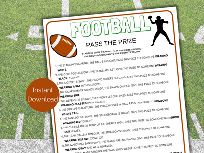 Football Pass The Prize