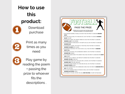 Football Pass The Prize