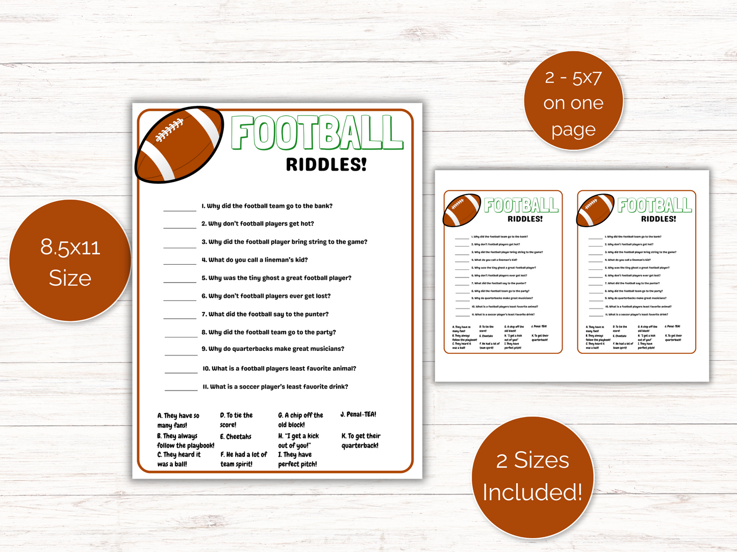 Football Riddles