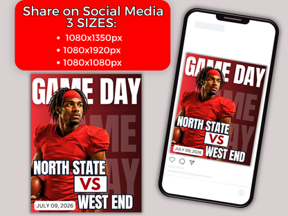 Football Social Media Templates Bundle